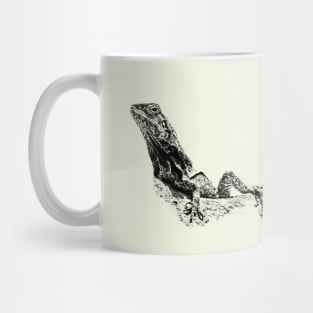 Frilled-neck lizard Mug